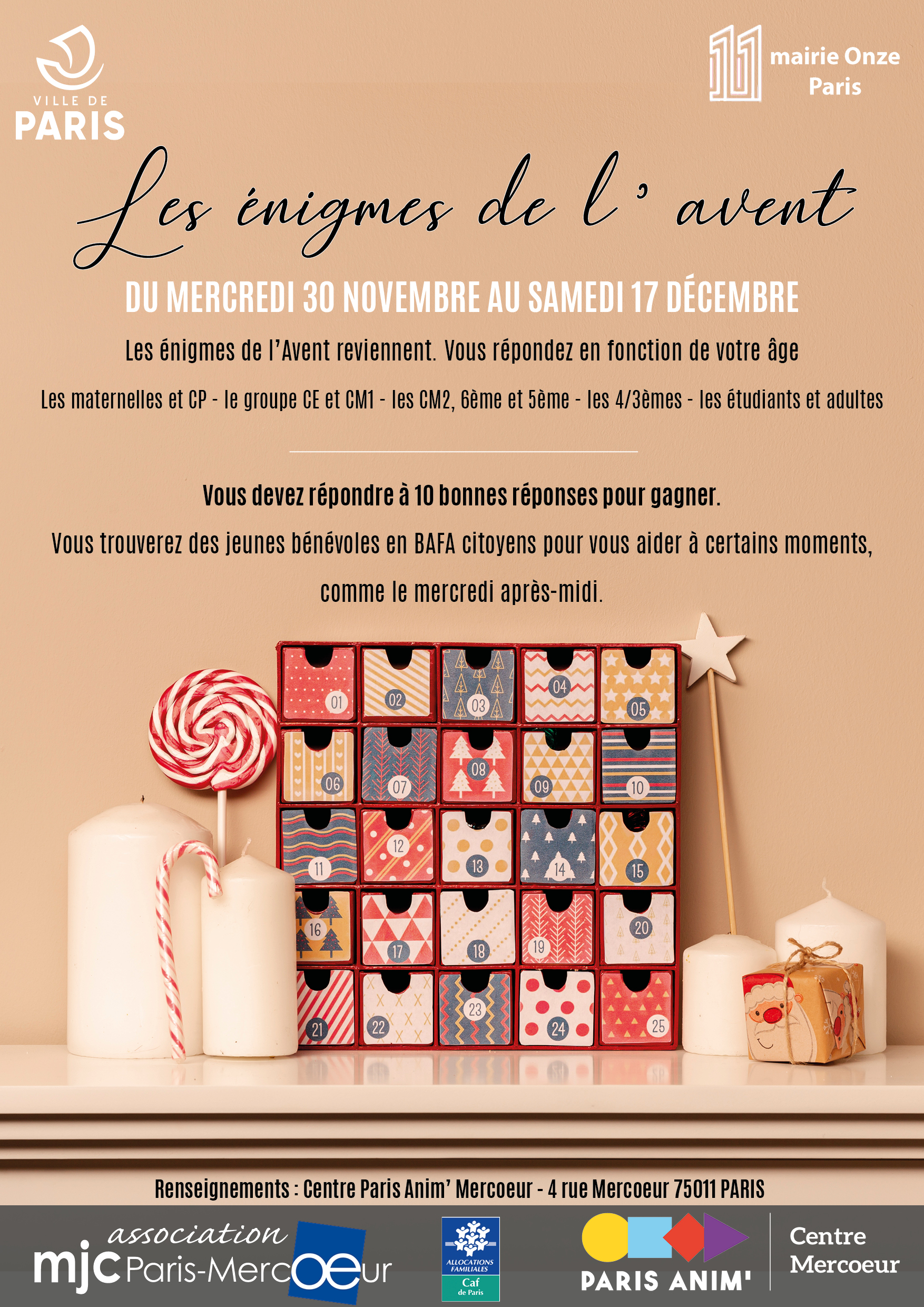 Enigmes de l'avent