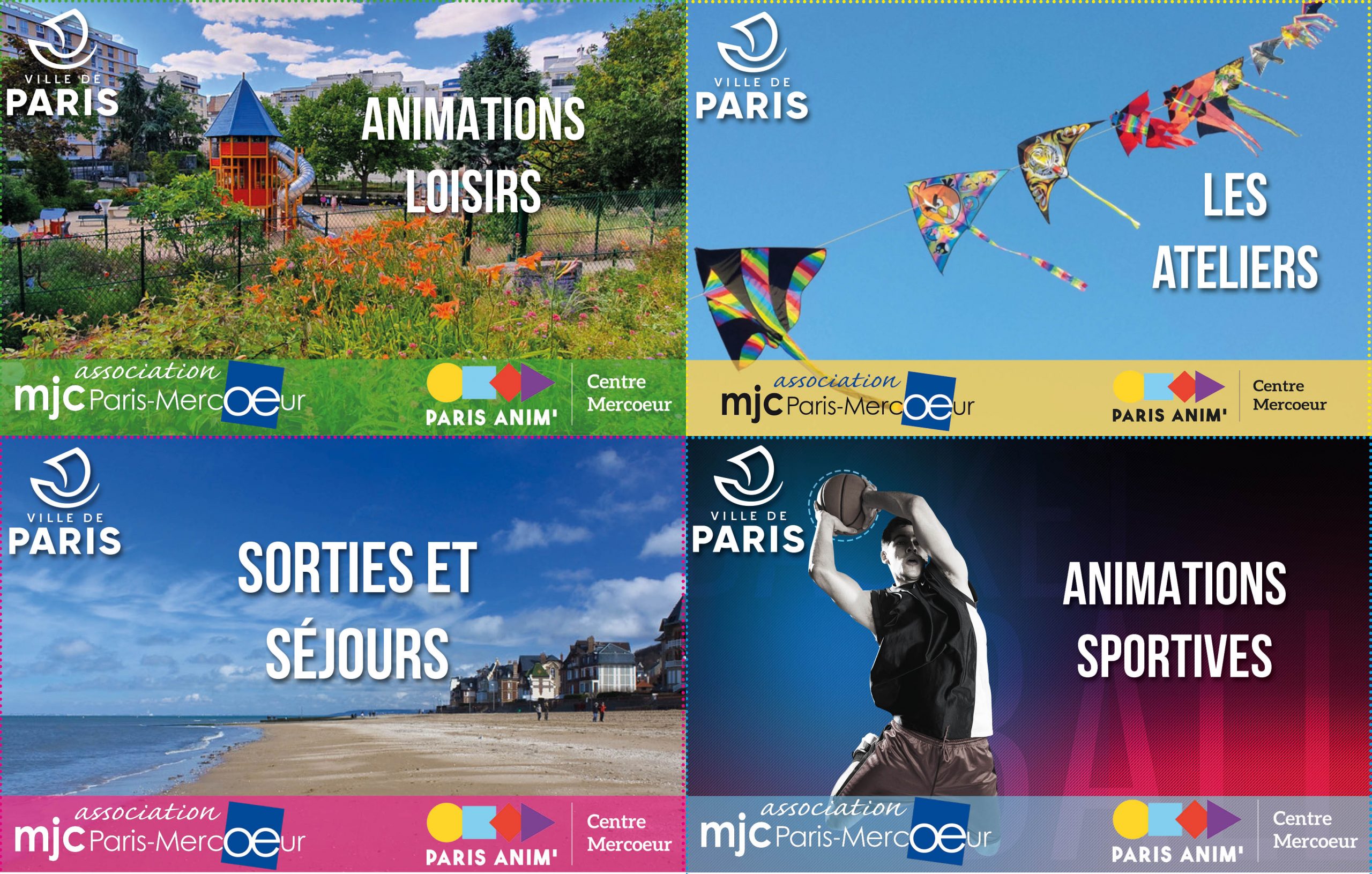 ACTIVITES D’ÉTÉ : SPORTS – LOISIRS – ATELIERS – SORTIES ET SÉJOURS