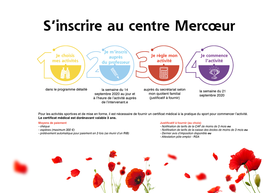 S’inscrire & Grille tarifaire 2020 – 2021