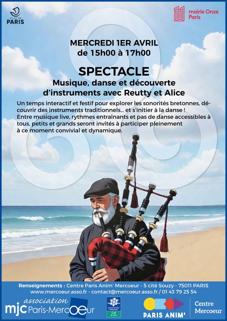 Bretagne 1er avril - instrument danse