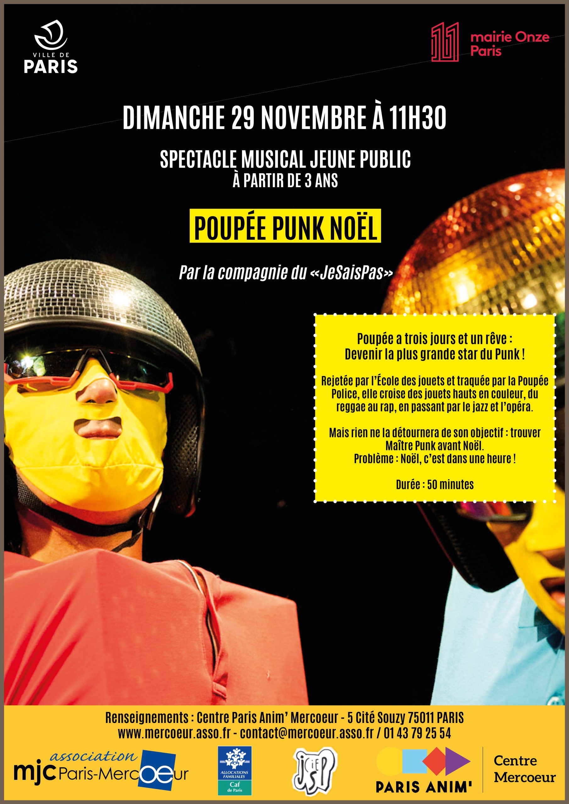 Poupée punk Noël