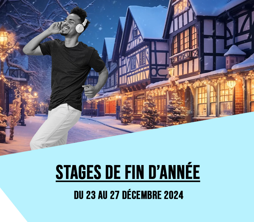 Les stages de fin d’année, du 23 au 27 décembre