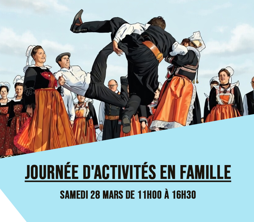Samedi 28 mars de 11h00 à 16h30, ateliers en famille