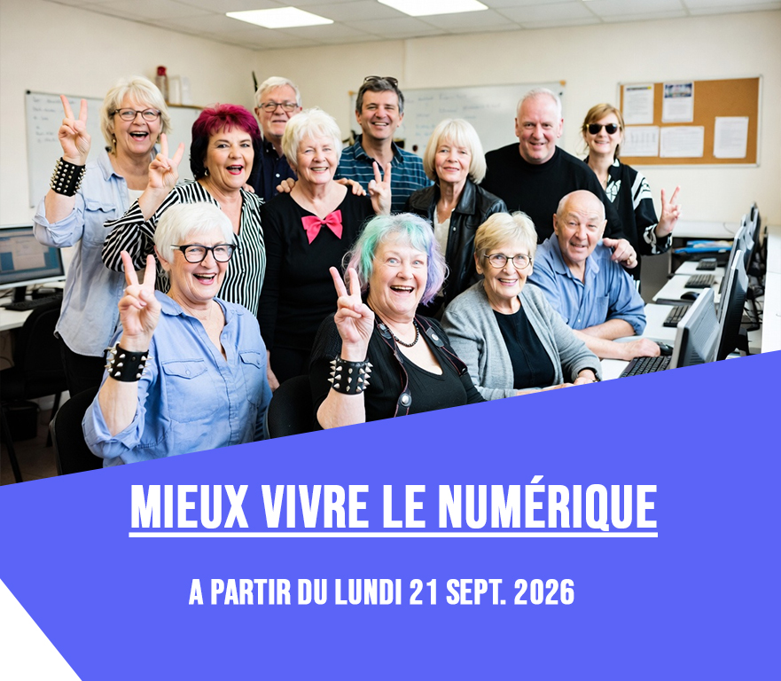 Nouveau : Mieux vivre le numérique. Les lundis, jeudis, vendredis.