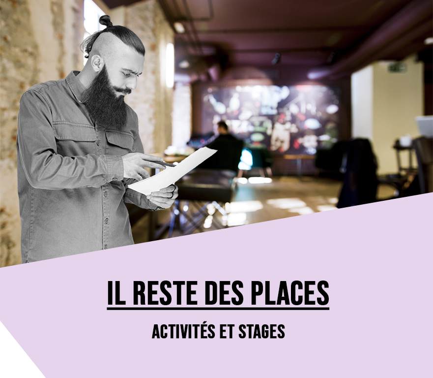 Activités, il reste des places, enfants, ados, adultes