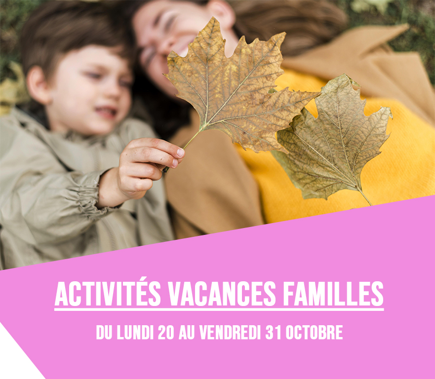 Les activités familles d'automne sont arrivées